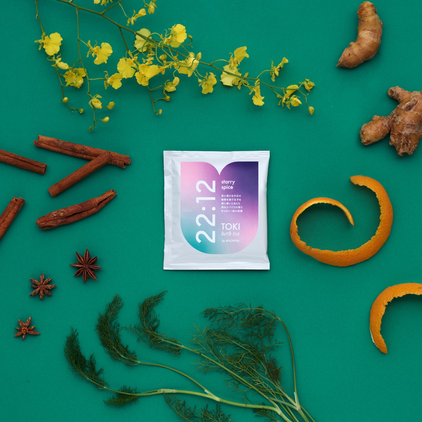 22:12 starry spice - herb tea bag